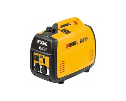 [Генератор] Denzel Генератор инверторный GT-2200iS, 2,2 кВт, 230 В, бак 4 л, закрытый корпус,  ручной старт [94702]