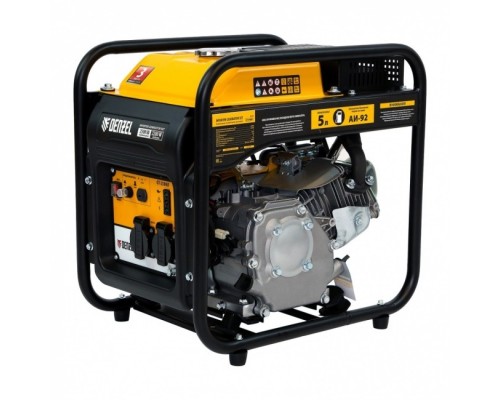 [Генератор] Denzel Инверторная генераторная установка GT-2500iF, 2,5 кВт, 230 В,открытый корпус,ручной старт [94704]