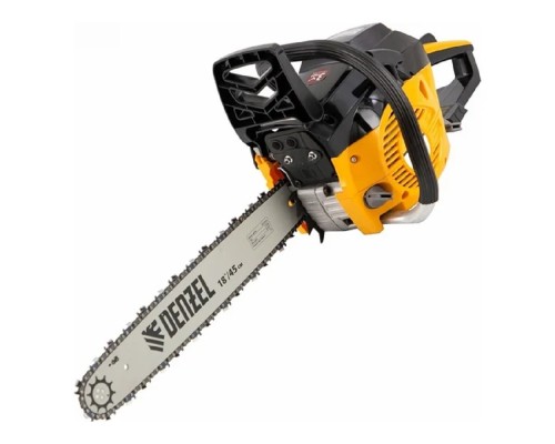 [Бензопила] Denzel Пила цепная бензиновая DGS-5218, шина 45 см, 52см3, 3,5 л.с., шаг 0,325, паз 1,5 мм, 72 зв [95233]