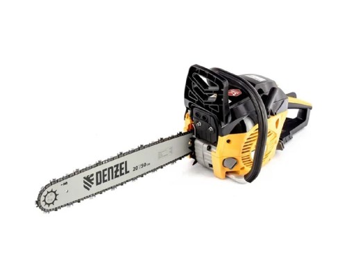 [Бензопила] Denzel Пила цепная бензиновая DGS-5820, шина 50 см, 58см3, 4,1 л.с., шаг 0,325, паз 1,5 мм, 76 зв [95235]