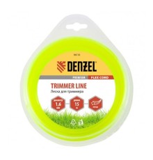 Denzel Леска для триммера звезда 1,6 мм х 15 м,  блистер FLEX CORD [96110]