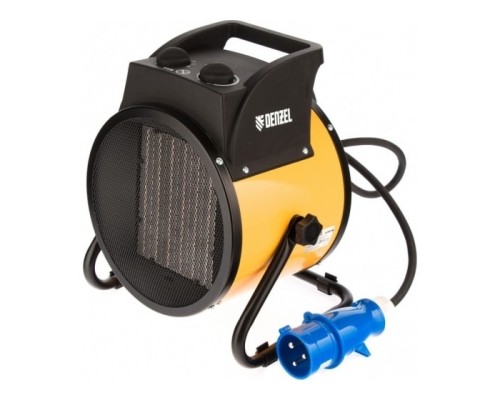 [Тепловые пушки] Denzel Тепловая пушка, керамический нагреватель (тепловентилятор) DHC 5-400, 230В, 0,04/3/5 кВт [96428]