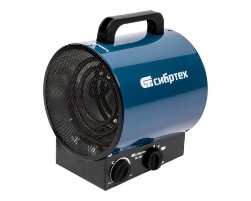 [Тепловые пушки] СИБРТЕХ Тепловая пушка ТВ-2М (тепловентилятор), 230 В, 2 реж. вентилятор, 2000 Вт [96436]