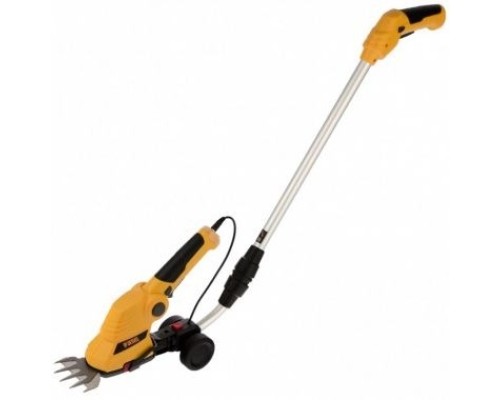 [Кусторезы] Denzel Ножницы-кусторез  с телескопической штангой аккумуляторные G801E с акк. 7,2В Li-Ion 1,5 Ач [96815]