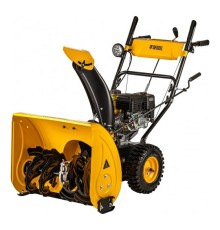 Denzel Бензиновая снегоуборочная машина SBM 610, 212cc, ручной старт, фара [97653]