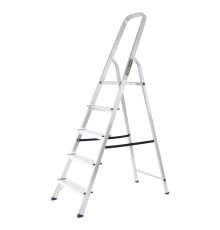 СИБРТЕХ Стремянка, 5 ступеней, алюминиевая, Россия [97715]