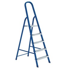 СИБРТЕХ Стремянка, 5 ступеней, стальная, Россия [97845]