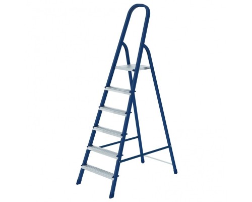 [Лестницы, стремянки] СИБРТЕХ Стремянка, 6 ступеней, стальная, Россия [97846]