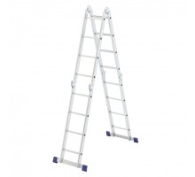 СИБРТЕХ Лестница шарнирная алюминиевая, 4х4, Россия [97882]