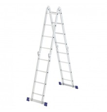 СИБРТЕХ Лестница шарнирная алюминиевая, 4х4, Россия [97882]