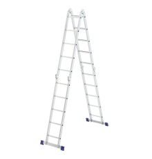 СИБРТЕХ Лестница шарнирная алюминиевая, 4х5, Россия [97883]