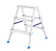 СИБРТЕХ Стремянка двусторонняя 3ст., алюминиевая, Россия [97923]