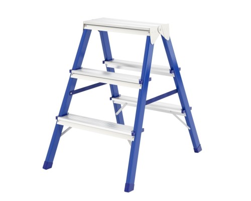 [Лестницы, стремянки] СИБРТЕХ Стремянка двусторонняя 3ст., стальная, Россия [97933]