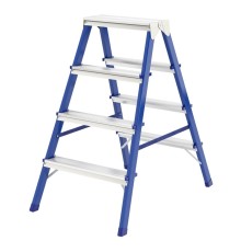 СИБРТЕХ Стремянка двусторонняя 4ст., стальная, Россия [97934]