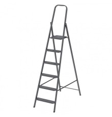 СИБРТЕХ Стремянка 6 ступеней, компактная, стальная Россия [97946]