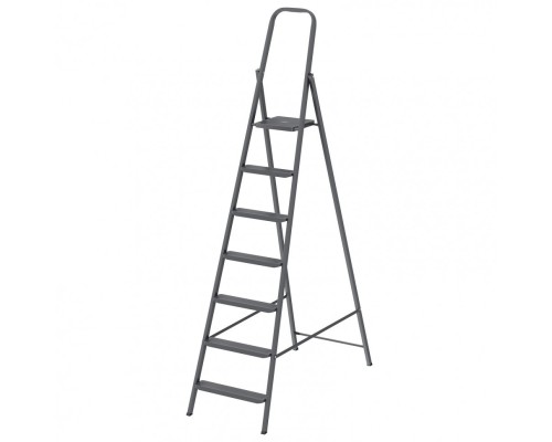 [Лестницы, стремянки] СИБРТЕХ Стремянка 7 ступеней, компактная, стальная Россия [97947]