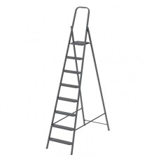 СИБРТЕХ Стремянка 8 ступеней, компактная, стальная Россия [97948]