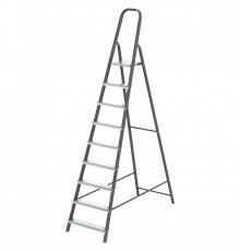 СИБРТЕХ Стремянка, 9 ступеней, стальной профиль, алюминиевые ступени, Россия  [97959]