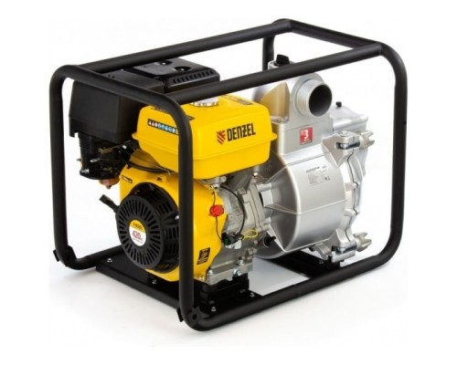 [Мотопомпы] Denzel Мотопомпа бензиновая для грязной воды PX-80D, 15 л.с., 3