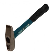 GROSS Молоток слесарный, 400 г, квадратный боек, фибергласовая обрезиненная рукоятка [10274]