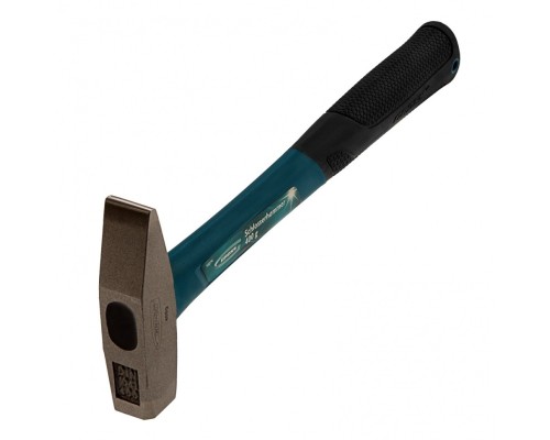 [Молотки] GROSS Молоток слесарный, 400 г, квадратный боек, фибергласовая обрезиненная рукоятка [10274]