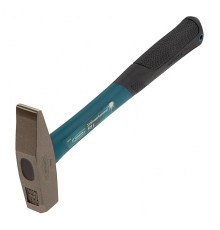 GROSS Молоток слесарный, 500 г, квадратный боек, фибергласовая обрезиненная рукоятка [10276]
