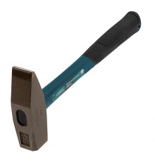GROSS Молоток слесарный, 1000 г, квадратный боек, фибергласовая обрезиненная рукоятка [10279]