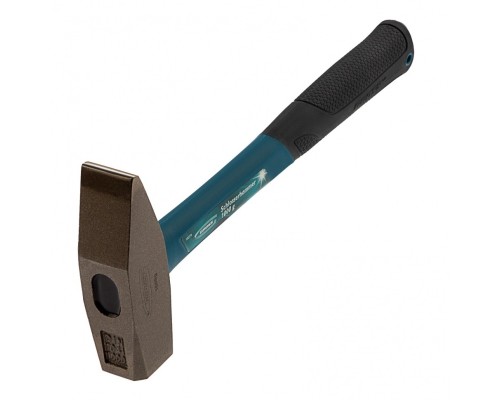 [Молотки] GROSS Молоток слесарный, 1000 г, квадратный боек, фибергласовая обрезиненная рукоятка [10279]
