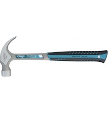 GROSS Молоток-гвоздодер, 570 г, цельнокованый, трехкомпонентная рукоятка [10470]