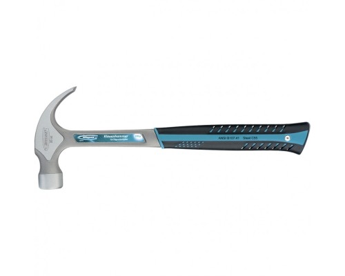 [Молотки] GROSS Молоток-гвоздодер, 570 г, цельнокованый, трехкомпонентная рукоятка [10470]