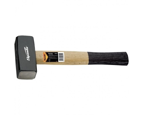 [Молотки] SPARTA Кувалда, 1500 г, кованая головка, деревянная двухцветная рукоятка [10907]