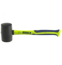 СИБРТЕХ Киянка резиновая, 680г., черная резина, фибергласовая рукоятка [11165]