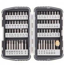 MATRIX Набор бит, магнитный адаптер, CrV, в пласт.боксе, 64 шт. [11327]