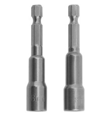 MATRIX Биты с торцевыми головками 8x65 мм, 2 шт. [11573]