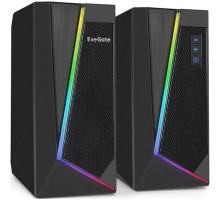 ExeGate Accord 240 (питание USB, 2х3Вт (6Вт RMS), 60-20000Гц, цвет черный, RGB подсветка, Color Box) [EX289688RUS]
