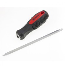 MATRIX Отвертка комбинированная SL6,0 / PH2 мм, CrV, антискользящая двухкомп. рукоятка [12290]