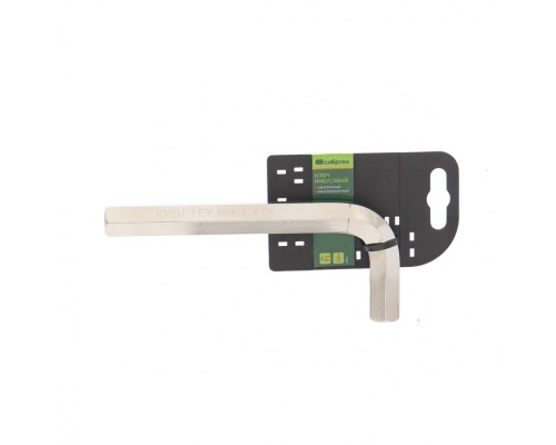 [Ручной инструмент] СИБРТЕХ Ключ имбусовый HEX, 16 мм, 45x, закаленный, никель [12347]