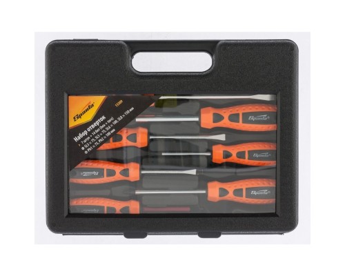 [Отвертки, Молотки, Кувалды, Киянки, Топоры] SPARTA Набор отверток, биты, двухкомпонентные рукоятки, 21 предмет [13309]