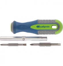 СИБРТЕХ Отвертка комбинированная SL5,0 / PH1, SL6,0 / PH2 [13377]