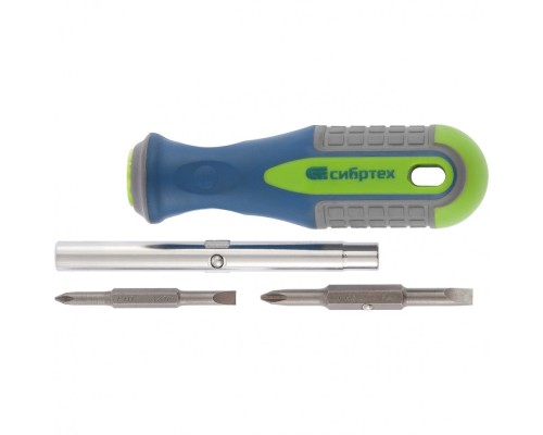[Отвертки, Молотки, Кувалды, Киянки, Топоры] СИБРТЕХ Отвертка комбинированная SL5,0 / PH1, SL6,0 / PH2 [13377]