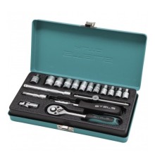 STELS Набор торцевых головок с трещоткой, 1/4