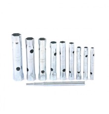 SPARTA Набор ключей-трубок торцевых, 6 - 22 мм, вороток, оцинкованные, 9 шт. [137525]