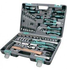 STELS Набор инструментов 76 предметов 12 гранные головки [14116]