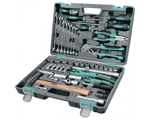 [Наборы инструмента] STELS Набор инструментов 76 предметов 12 гранные головки [14116]