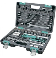 STELS Набор инструментов 82 предмета, 12 гранные головки [14117]