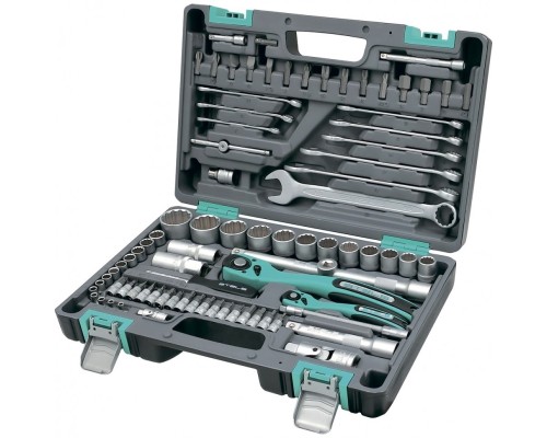 [Наборы инструмента] STELS Набор инструментов 82 предмета, 12 гранные головки [14117]