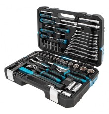 GROSS Набор инструментов 76 предметов, 120 зубьев, CrV1/4, 1/2