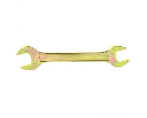 [Ручной инструмент] СИБРТЕХ Ключ рожковый, 20 х 22 мм, желтый цинк [14312]
