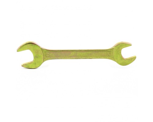 [Ручной инструмент] СИБРТЕХ Ключ рожковый, 24 х 27 мм, желтый цинк [14314]