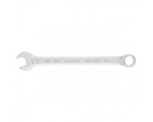[Ручной инструмент] MATRIX Ключ комбинированный, 10 мм, CrV, матовый хром [15106]